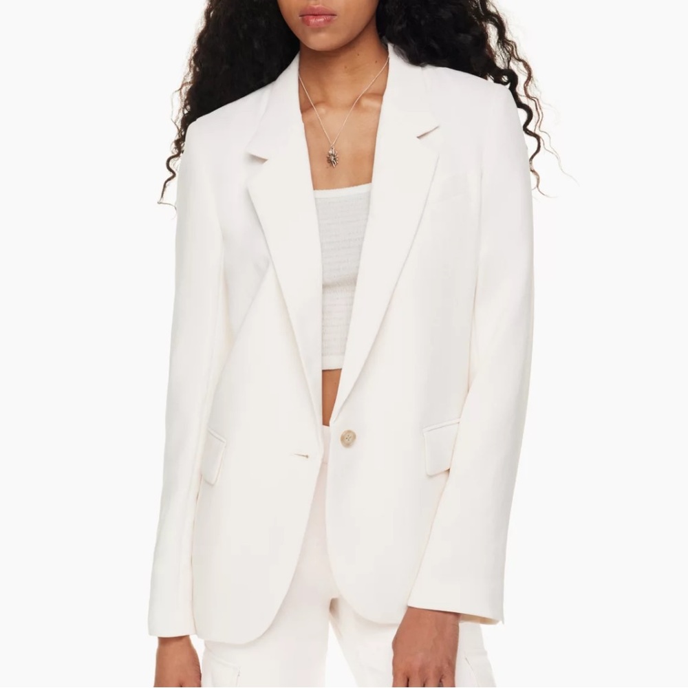Aritzia Wilfred Generation Blazer  |  Light Birch